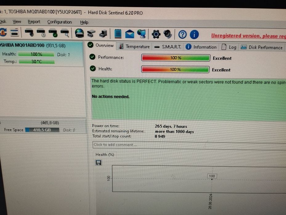 Жёсткий диск для ноутбука 2.5"  1 TB
