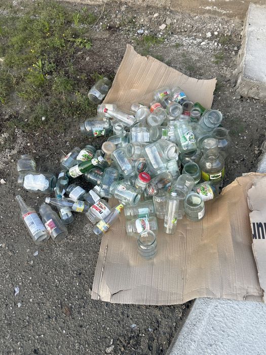 Много банок разного л