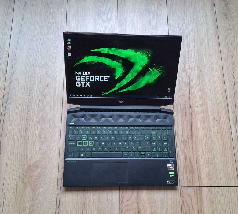 15.6' 144Hz HP Ryzen 7 5800H/NVIDIA 1650 4GB GDDR6/12GB/256GB SSD+1TB