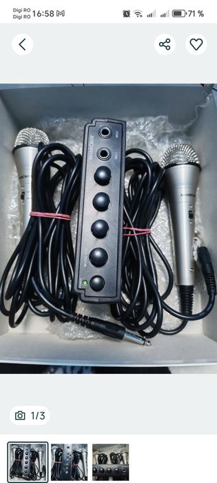 Mixer cu microfoane