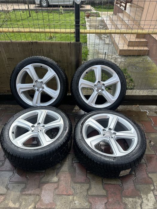 Jante roti Audi Q5 S line R20  255 40 R20 cauciucuri M+S  impecabile