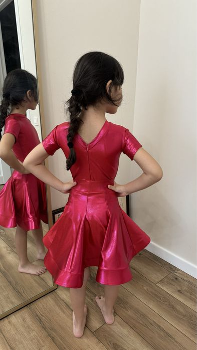 Платье для бальных танцев 6,7 лет