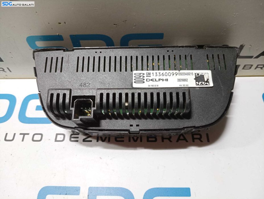 Panou Comanda AC Aer Conditionat Clima Climatronic Opel Astra J 2009 - 2015 Cod 13360099 [M7115]