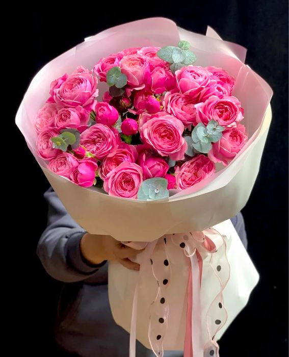 Пионы, Розы, Кустовые, Гортензии