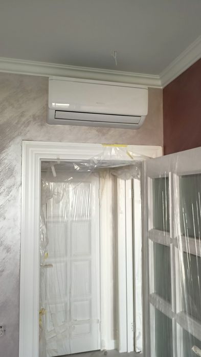 Установка кондиционеров.