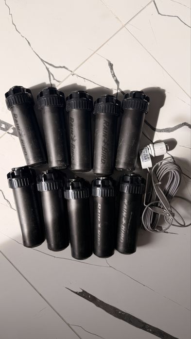 Pachet promotional 10 aspersoare rain bird 5004pc si senzor ploaie rain bird rsd bex