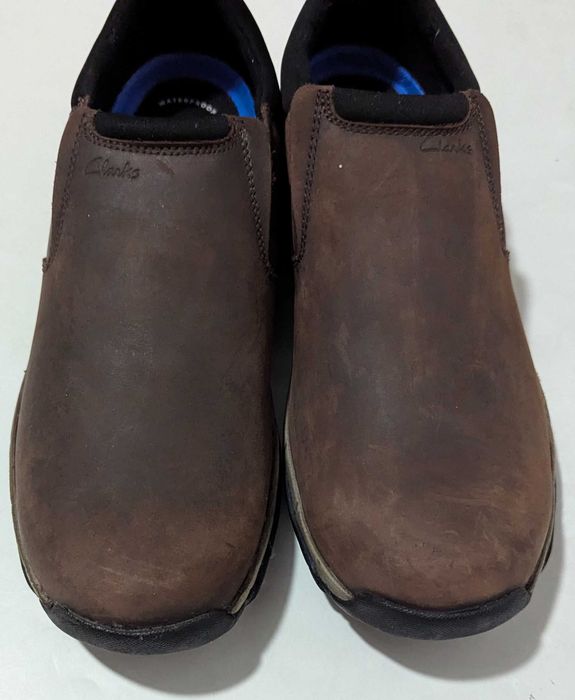 Clarks Waterproof Leather Moc мъжки кожени водонепропускливи обувки 46 от Сащ