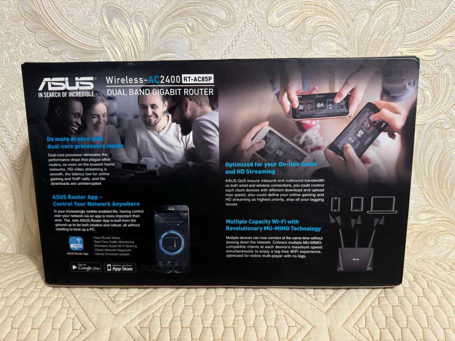 Wifi роутер ASUS RT-AC85P AC2400