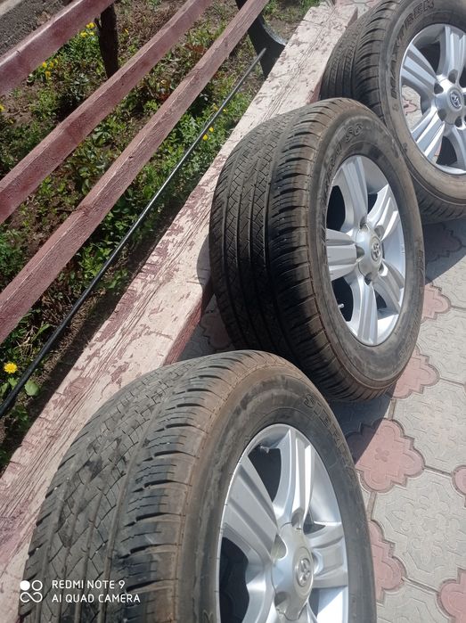 Диск оригинал с новый резиной R18