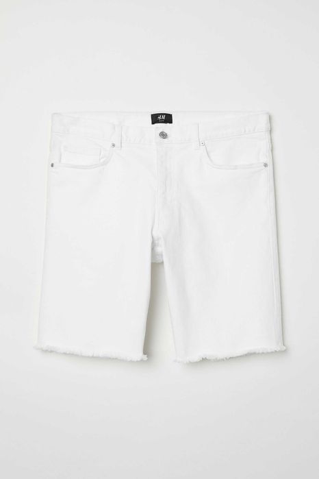 H&M - 5 blugi scurti, bumbac mar. M/32(US)/48(EU), noi, cu eticheta [talie 86 - 90 cm.]