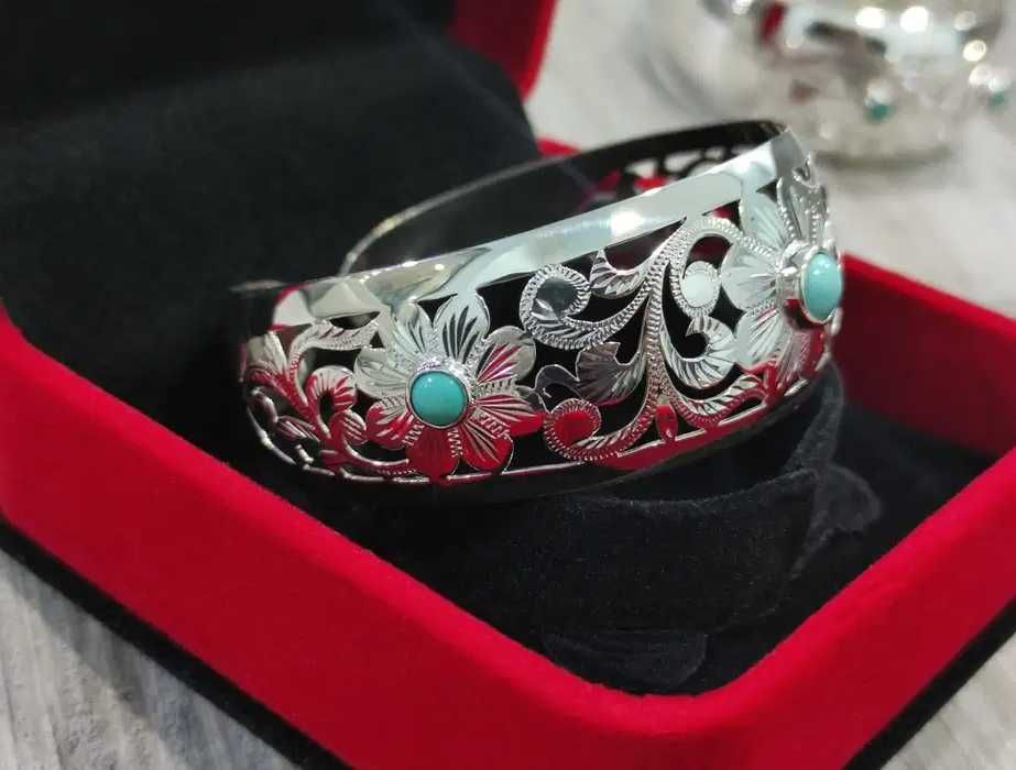 Bilak uzuk braslet, kumush 925