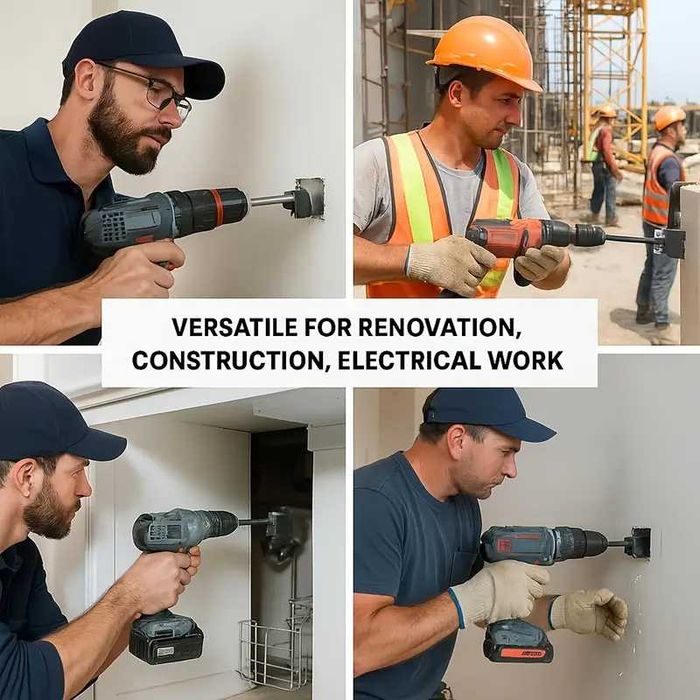 Carota dreptunghiulara pentru gaura in perete prize. Noua!