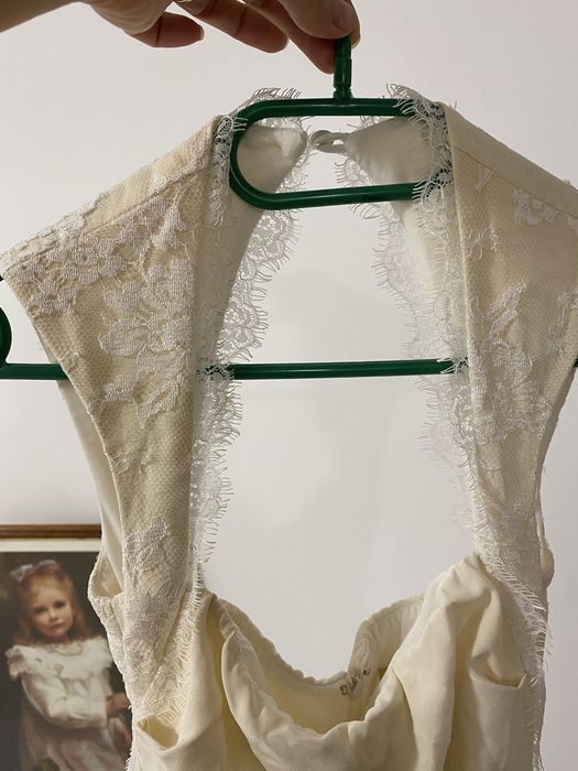 Rochie mireasa matase