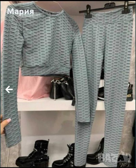 Спортен комплект - цвят мента