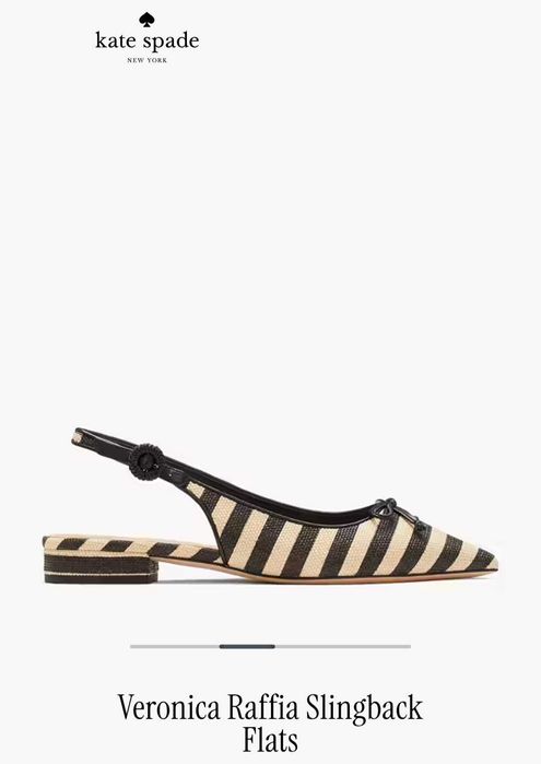 Обувки Kate Spade, модел-Veronica Raffia