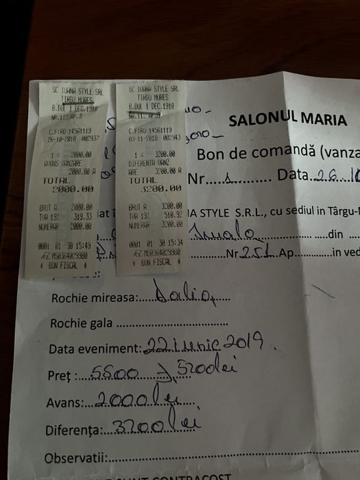 Rochie mireasa Dalia