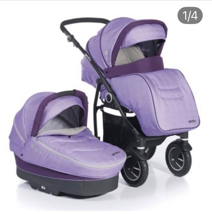 Б/у коляска 2 в 1  в хорошем состоянии