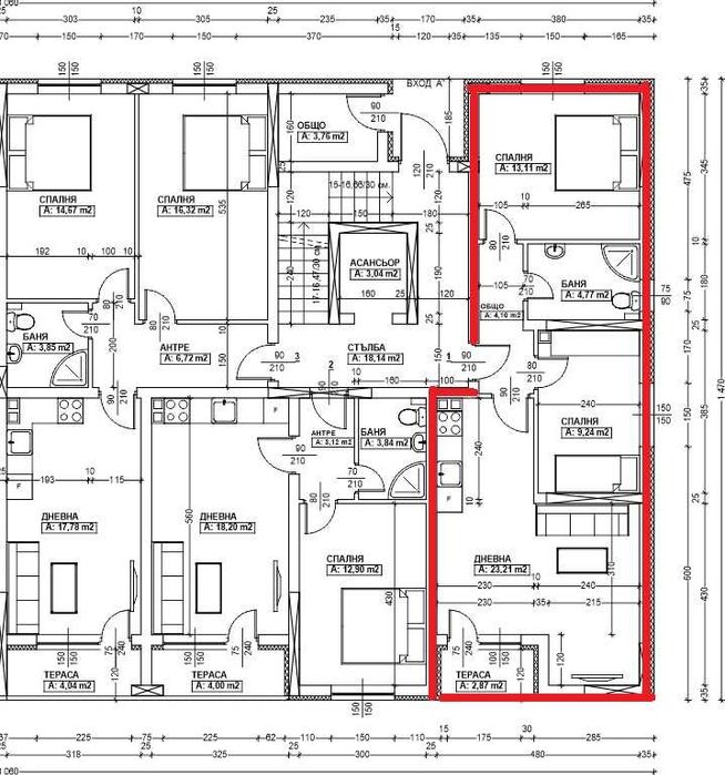 Продава се Тристаен апартамент в Благоевград, Освобождение - 81 кв.м за 778 €/кв.м - Снимка #2