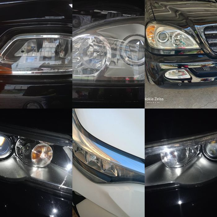 Полиране/пастиране на автомобили и фарове