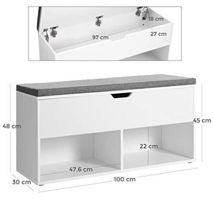 Обувница 100x30x48 см, ЛДСП