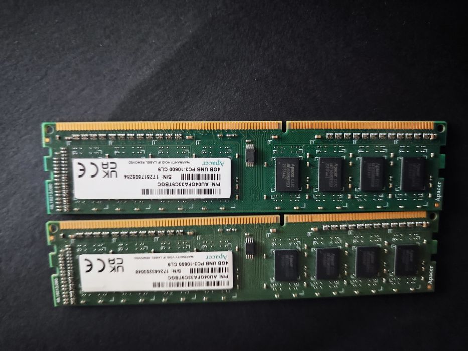 Apacer 8GB DDR3 RAM (2x4GB)