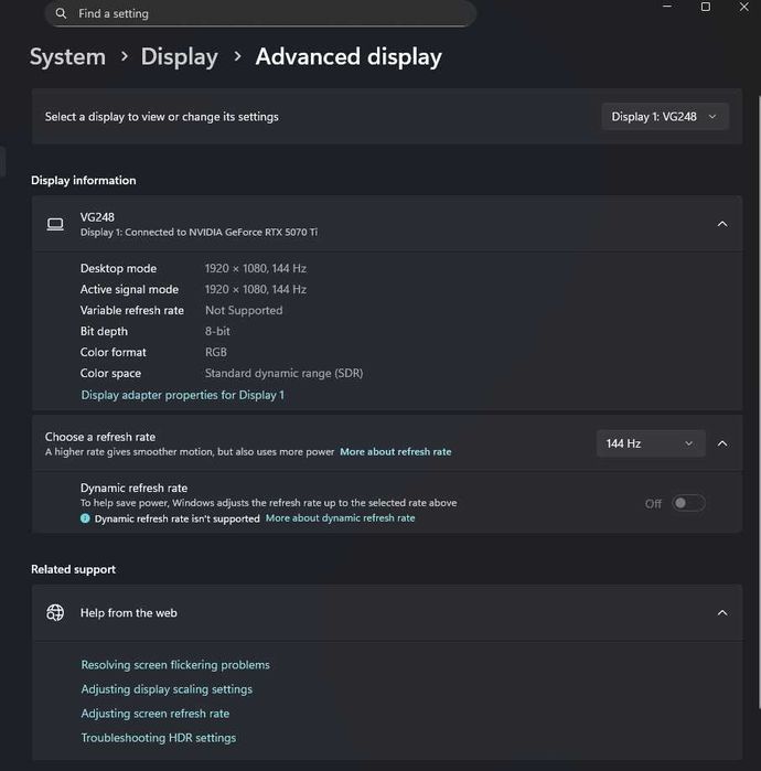 Monitor Gaming LED ASUS 24", VG248QE, 144Hz,1 ms,Full HD,DP,HDMI, Boxe