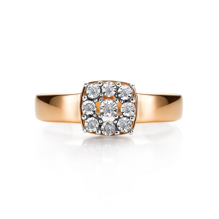 Золотое кольцо с брилиантами