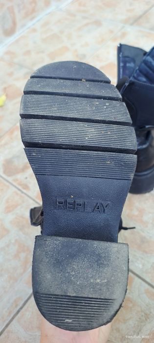 Ghete piele Replay măr 39