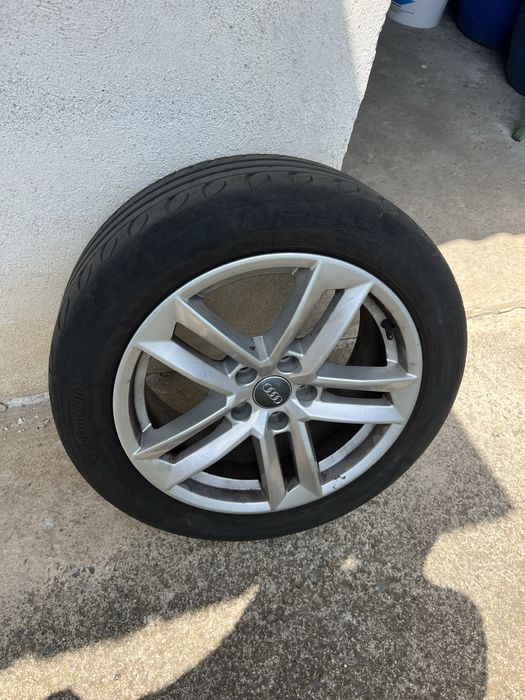 OM джанти 17 цола с гуми за А4  ет45 66.6 5х112