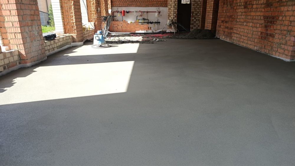 Стяжка полусухая!