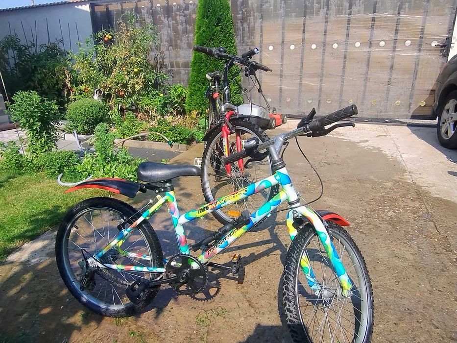 Bicicleta  adult și copil