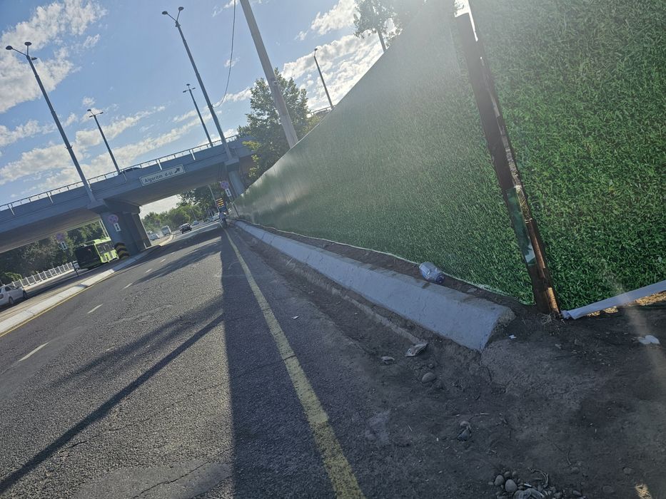 Банер забор тент