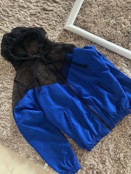 Дамски суичър син