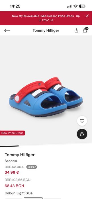 Сандалки Tommy Hilfiger 23