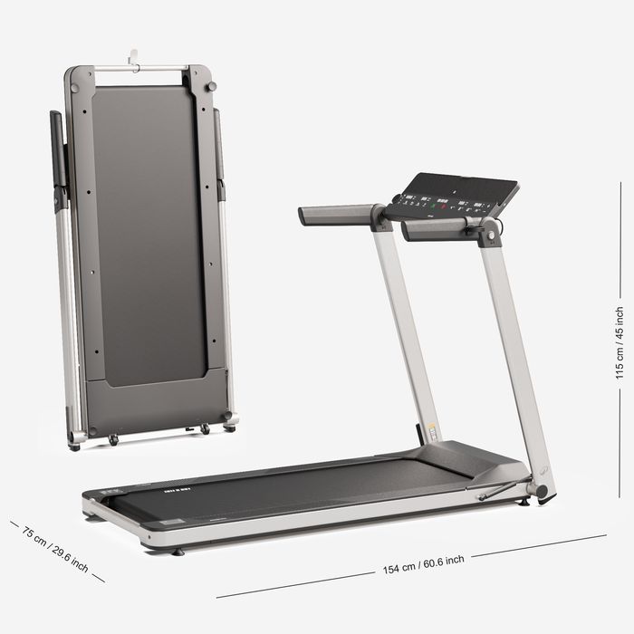 Bandă de alergat pliabilă 14km/h Compact - produs resigilat Decathlon