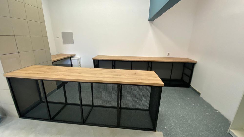 Mobilier Cafenea metal + lemn