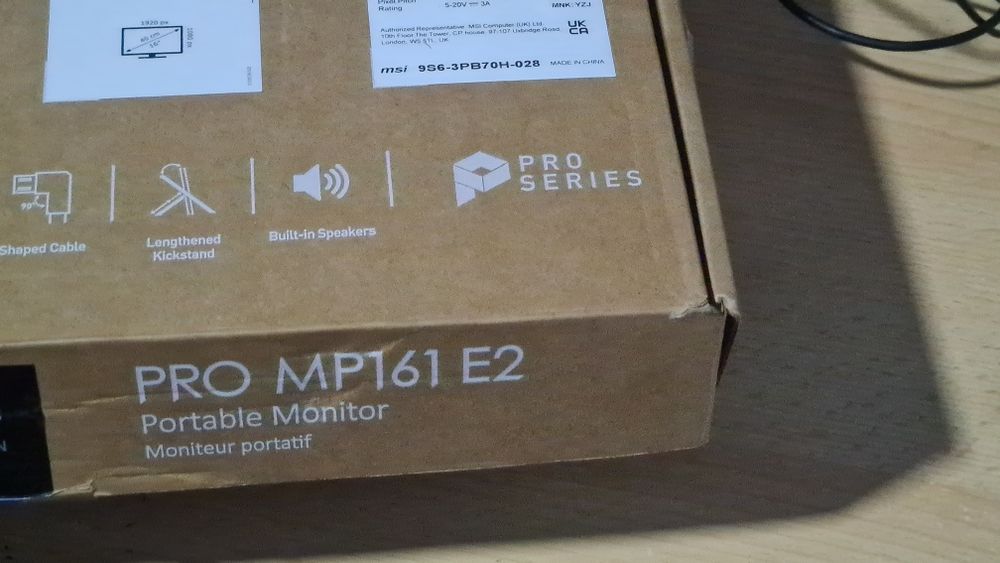 Monitor MSI PRO MP161 E2