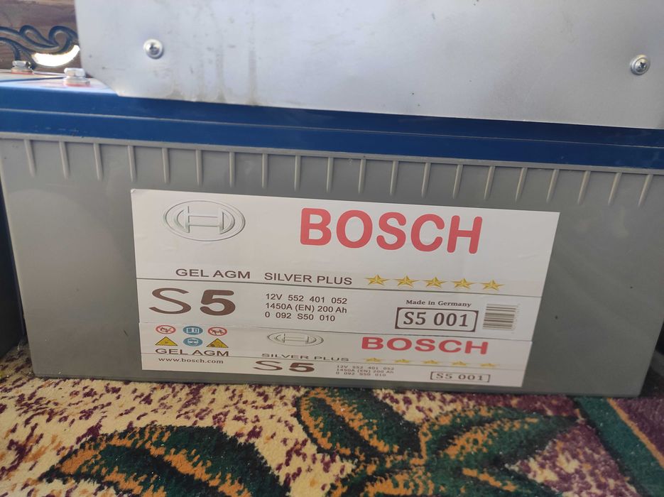 Гелевые Аккумулятор bosch