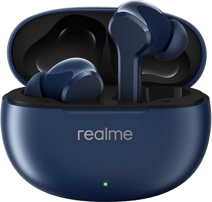 Наушники Realme T110  синие/белые