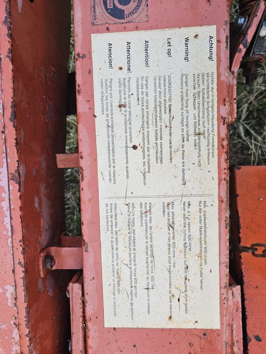 Дискова косачка 1.65 deutz fahr km22
