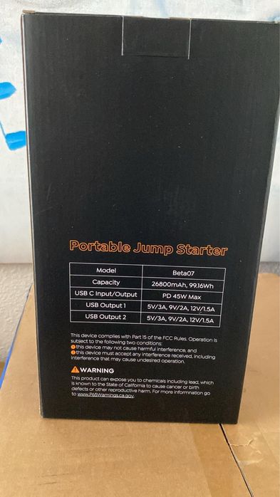Jump starter si compressor Trekure beta 07 sigilat