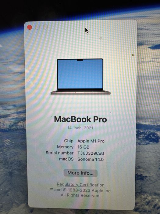 Macbook Pro 14 M1 pro