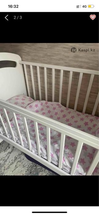 Кроватка детская для девочки