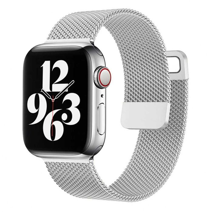 Curea milanese loop cu magnet ceas Apple Watch 10 9 8 7 6 5 Ultra 49mm
