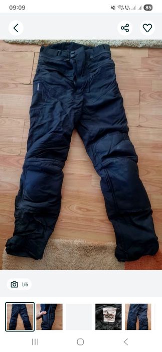 Pantaloni moto impermeabili cu protectii Flying Eagle