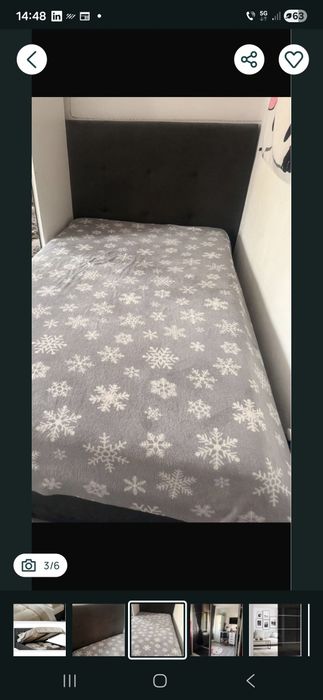 Vând pat cu somiera