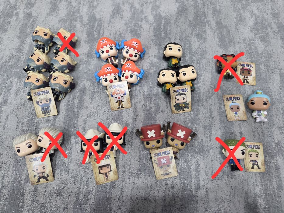 Фигурки One Piece Kinder Joy
