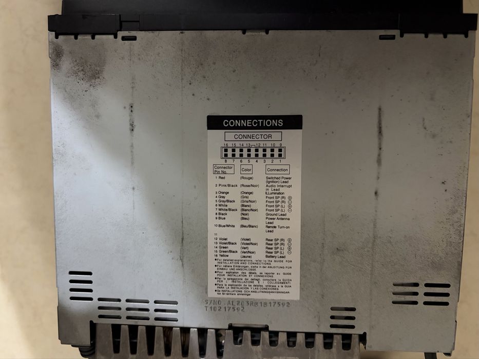 CD player за автомобил Alpine CDE-W203Ri