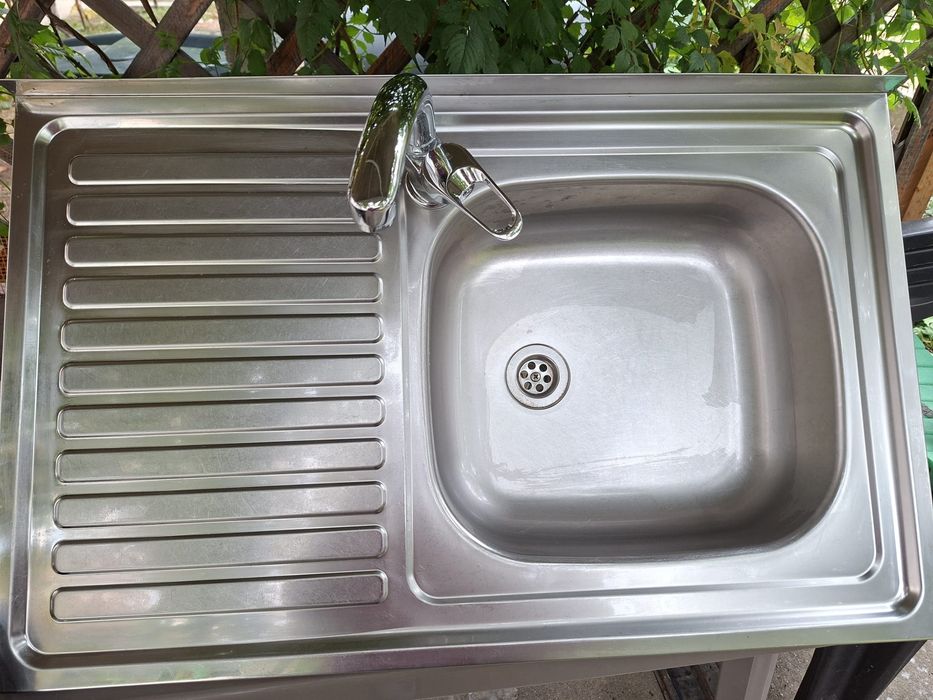 Chiuveta de inox + baterie