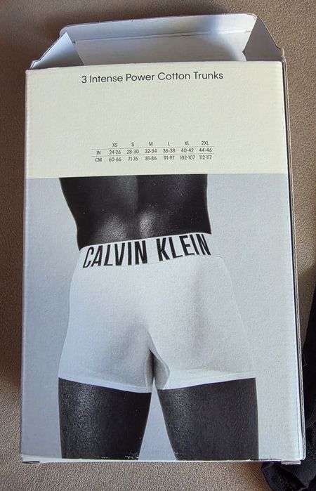 Calvin Klein боксерки 3 бр.S   cotton